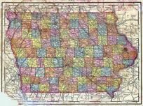 Iowa State Map, Marion County 1901